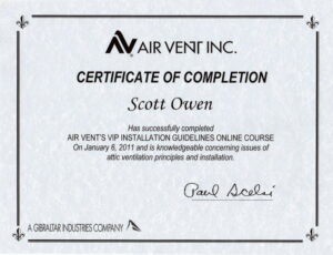 Air Vents Vip Installation Guidelines Course 300x230 1