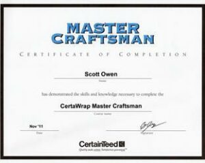 Certainteed Certawrap Master Craftsman 2011 300x239 1