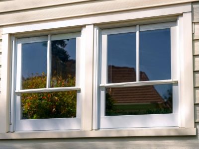 Firefly Simple Hung Windows As Seen On A Exterior Of A Residential House 90299