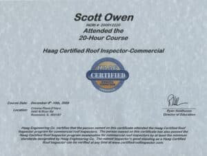 Haag Certified Commercial Roofing Inspector 300x227 1