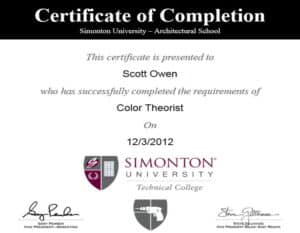 Simonton Color Theorist Certificate Of Completion 300x233 1