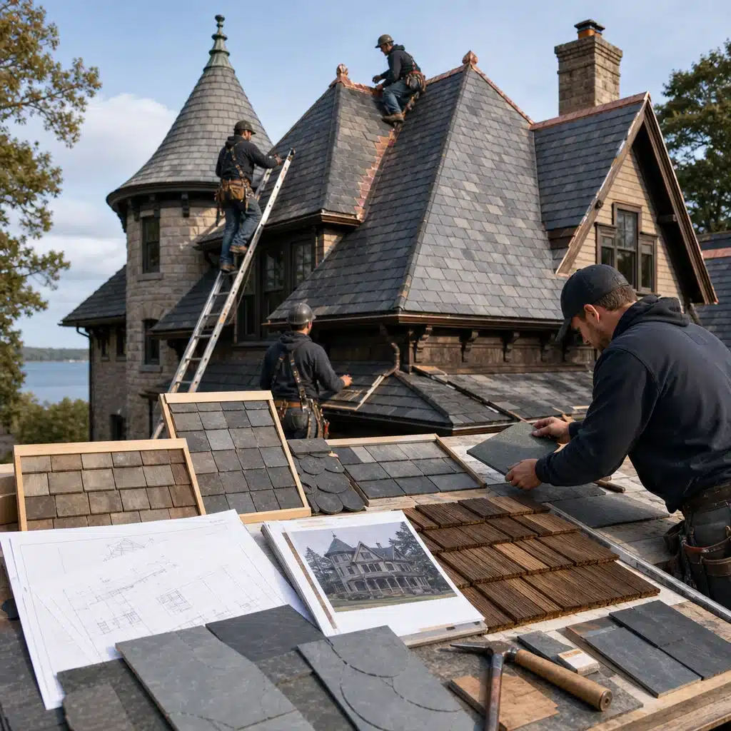 Historic Roof Matching in Lake Bluff: Our Slate and Cedar Shake Restoration Expertise article 20072 image 3